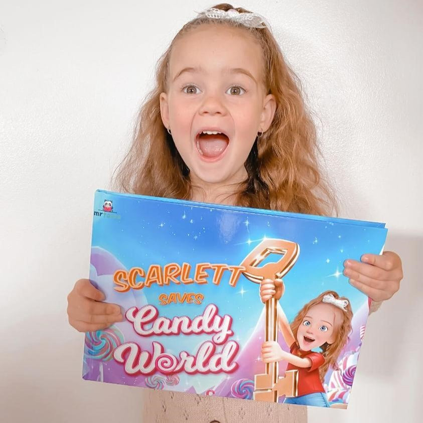 [Name] Saves Candy World - Personalized Children book