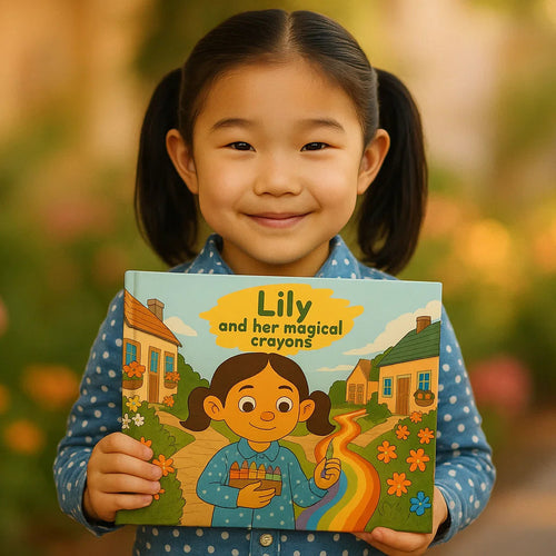 Lily and her magical drawings - Personalized